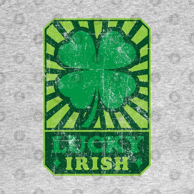 Lucky Irish Eire Vintage Clover by Rayrock76